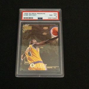 1996-97 Skybox Premium - #55 Kobe Bryant (RC) PSA 8 NM-MT LAKERS HOF MVP